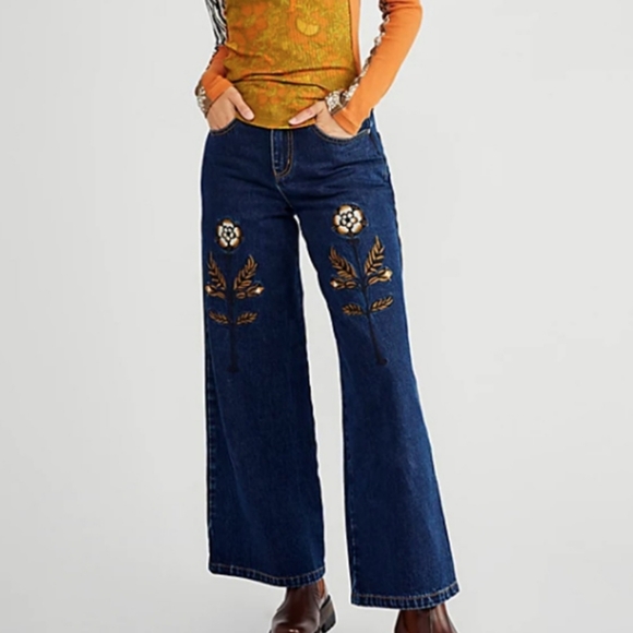Free People Meadow Tudor Jeans - Picture 3 of 13